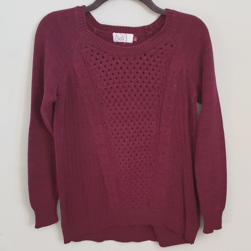 3 for $15 Juniors Maroon Sweater